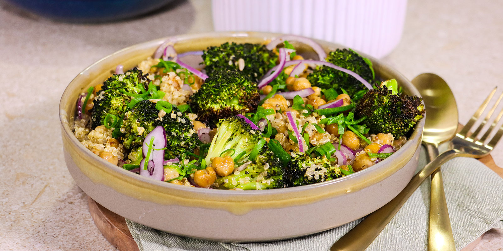 Roasted Broccoli Salad with a Ginger Vinaigrette – Expresso Show
